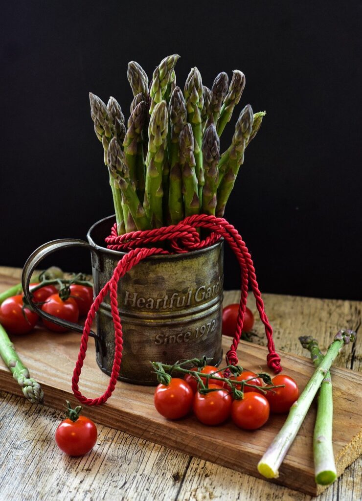 asparagus, green, vegetables